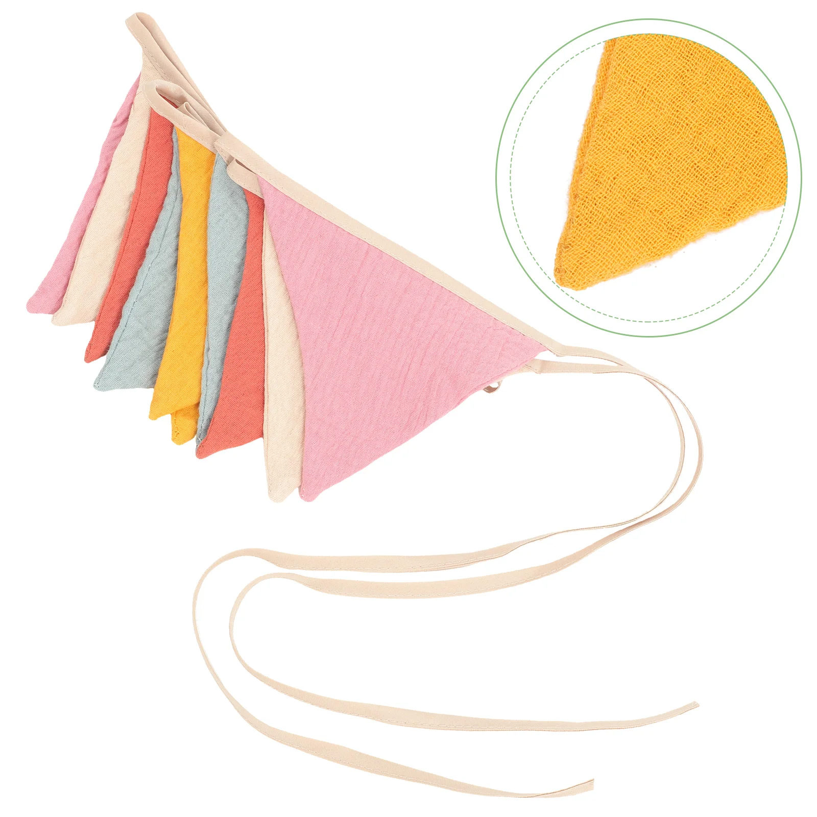 

Birthday Party Flag String Hanging Triangle Banner Pennant Bunting Flags Nursery 's Room Decoration
