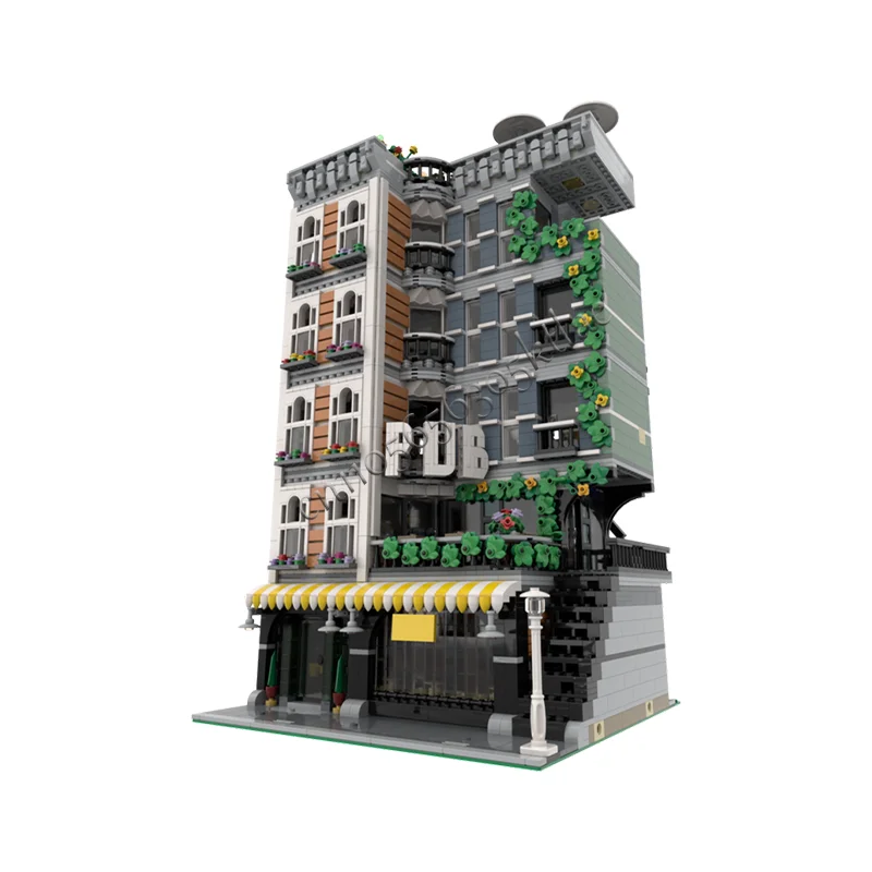 5024 Parts PUB house modular Exquisite Building Blocks modern Bricks Model Set DIY Assembly Display Toy Children Birthday Gifts
