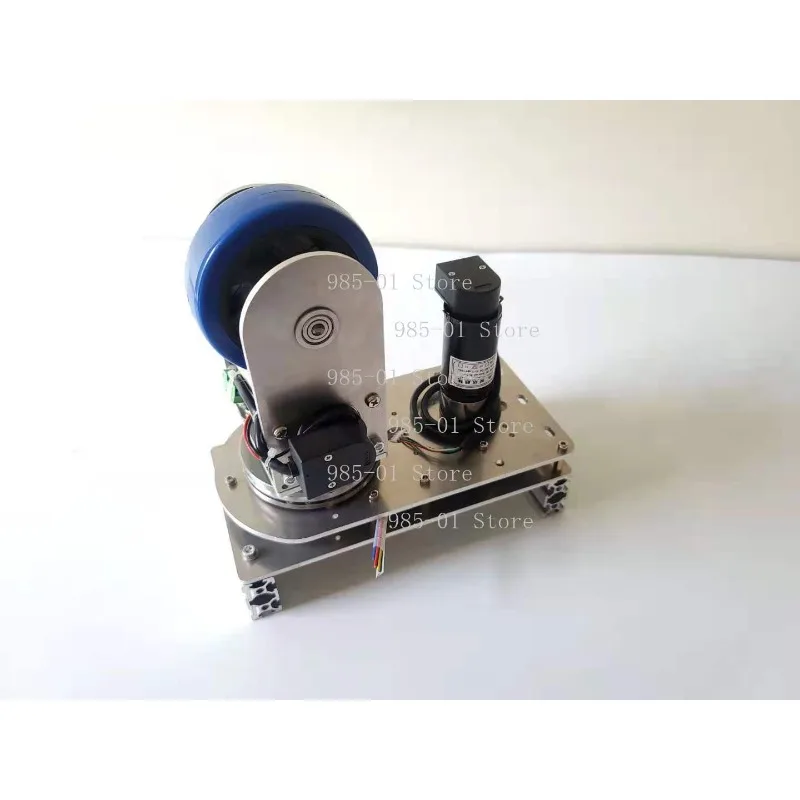 ROS mobile platform AGV, omnidirectional mecanum wheel robot chassis with steering