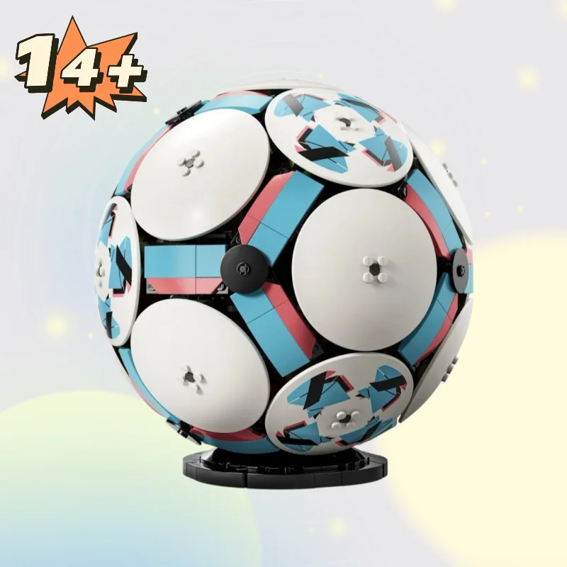 

Новинка: Коллекционный набор для сборки футбольного мяча 1:1 (43019) — конструктор DIY, 1498 деталей, игрушка-модель для демонстрации, подарки на день рождения