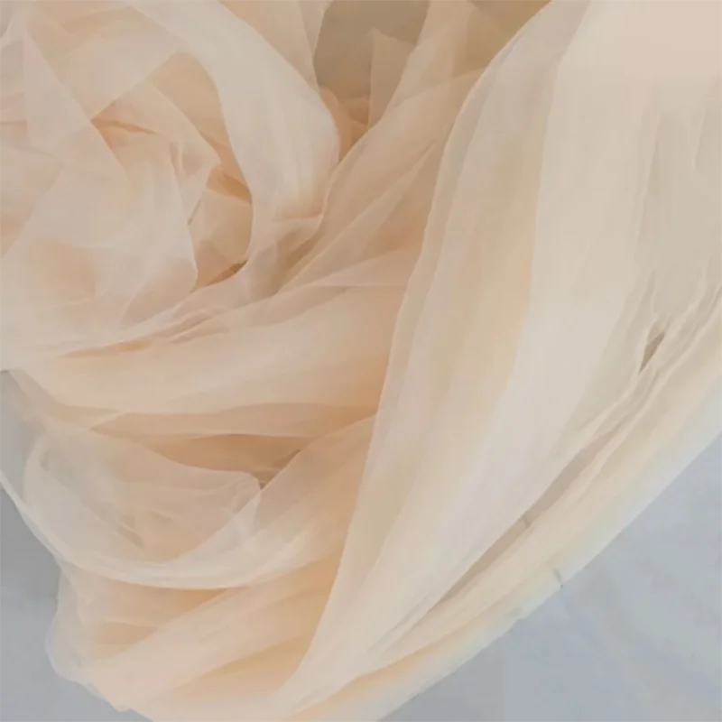 Soft Mesh Fine Tulle Dress Decoration Skirt, Hemline Cloth, Veil Headdress, Designer DIY Fabric Materials, Wedding Decoration,