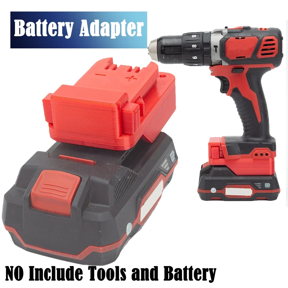 Bateria Conversor Adaptador para Lidl Parkside X20v Equipe Lithium para Milwaukee 18v Cordless Poder Ferramenta Broca sem Bateria