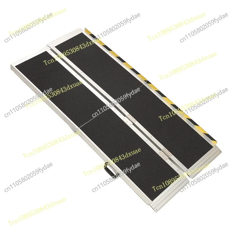 Portable Aluminum Folding Ramp, 600Lbs Capacity, 6'L × 29 