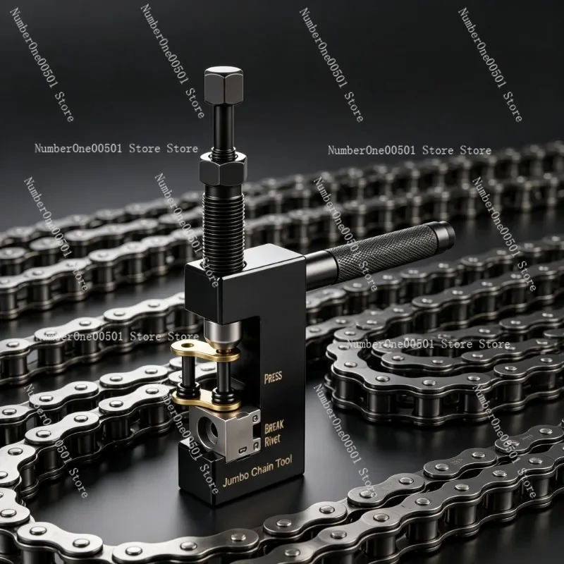 

Motorcycle Oil Seal Chain Breaker Riveter Punching Expanding Hole Tool For Chain Link Installation Repair