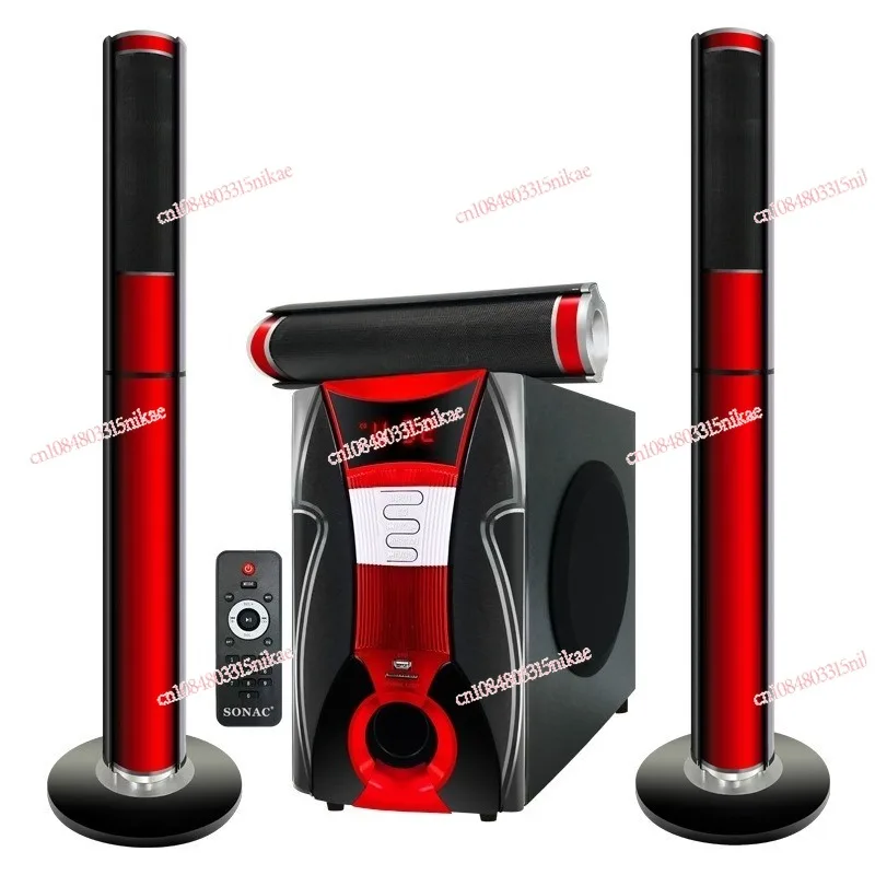 

Home Theater Karaoke Speaker System | Bluetooth Subwoofer Combo - All-in-One Home Audio Set for KTV & Movie