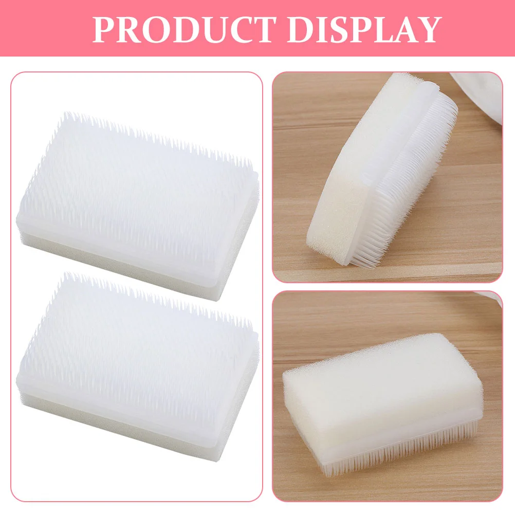 4 Pcs Sensory Training Device Nail Scrubber Brush Surgicals Bath Foam Defensiveness Infant Sponge Tactile Baby