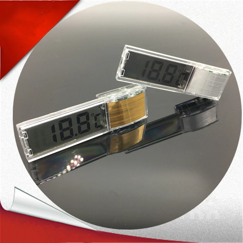 

Fish Tank Thermometer LCD Digital Water Temperature Meter Aquarium Gauge Mini Size ABS Material Easy to Read Display