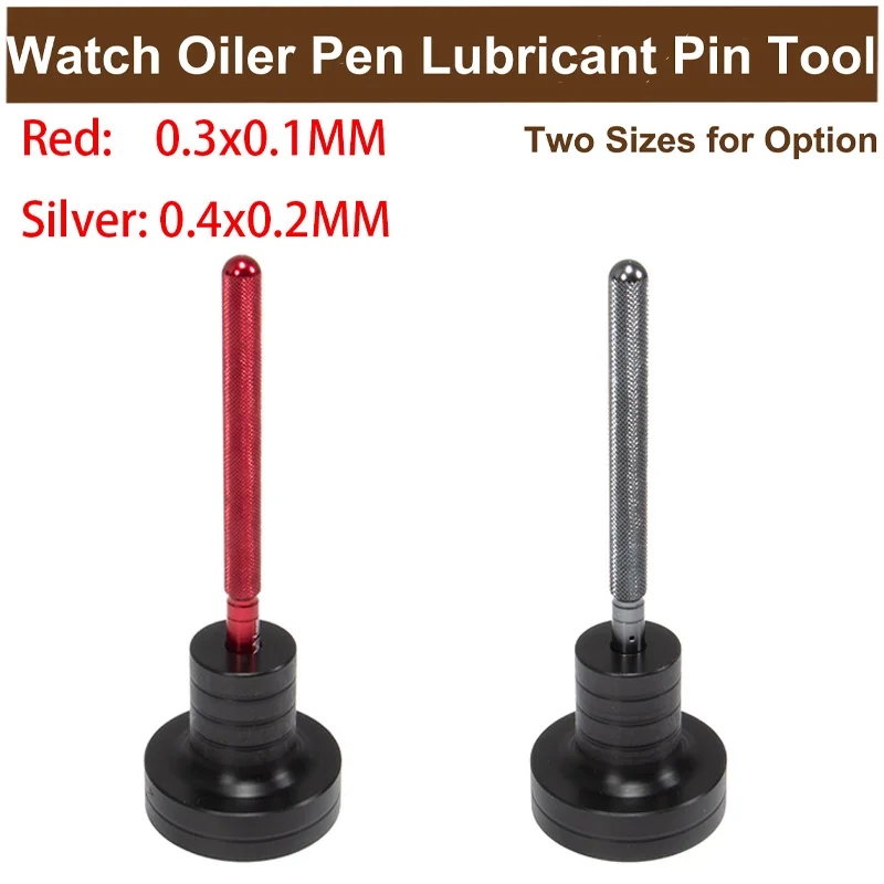 Watch Oiler Pen With Base Convenient Operate Watch Lubricant Oiler Pin Tool For Watchmakers
