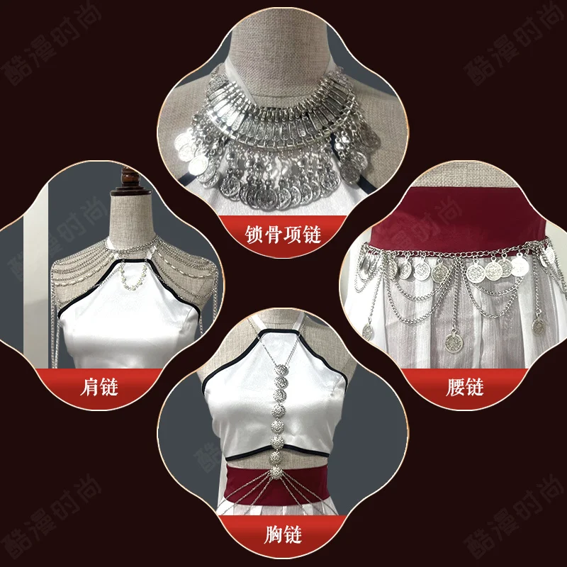 Anime Tian Guan Ci Fu Xie Lian Hua Cheng Costume Cosplay Xie Lian Yue Shen Loulan Cos vestito parrucca scarpe Prop Hanfu Set