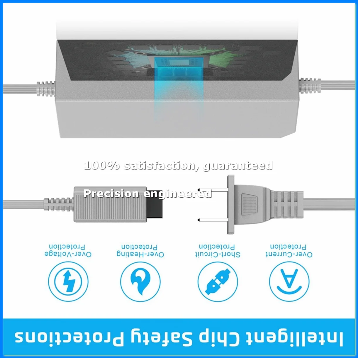 3 in 1 Wired Motion Sensor Bar + AC Power Supply Adapter Cord + Composite Audio Video Cable for US Plug-ELEC