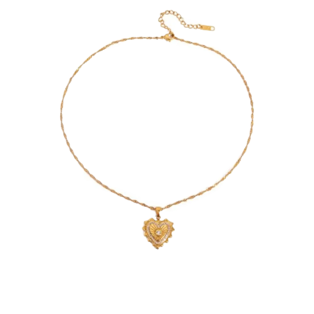 الحلو سحر حجر الراين مضلع الحب قلادة اليدوية التيتانيوم الصلب مزدوجة مكدسة سلسلة عنق قابل للتعديل بسيط