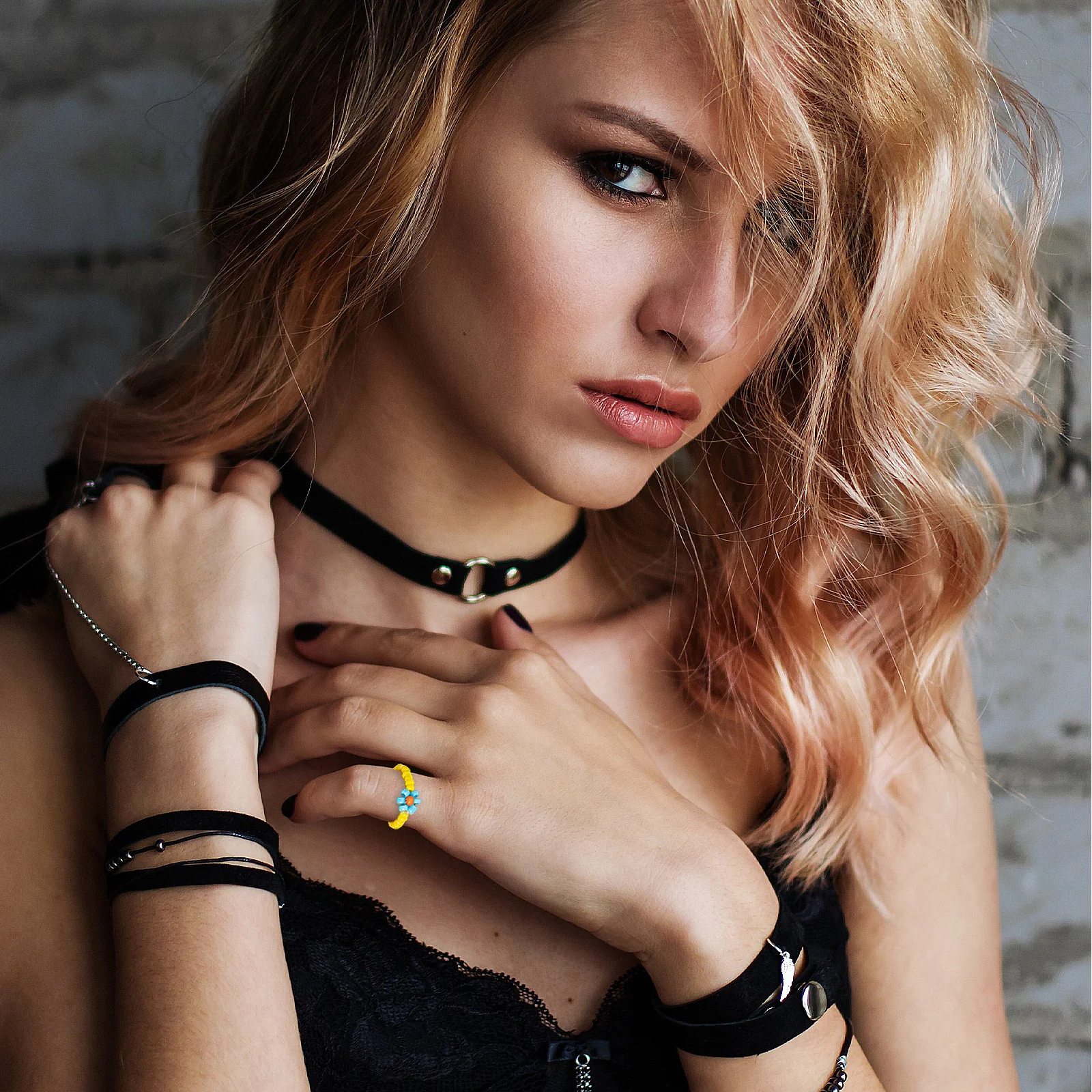 

15Pcs Flower Bead Rings Fashionable Elegant Aesthetic Jewelry for Women Party Wear Bead Rings Finger Ring