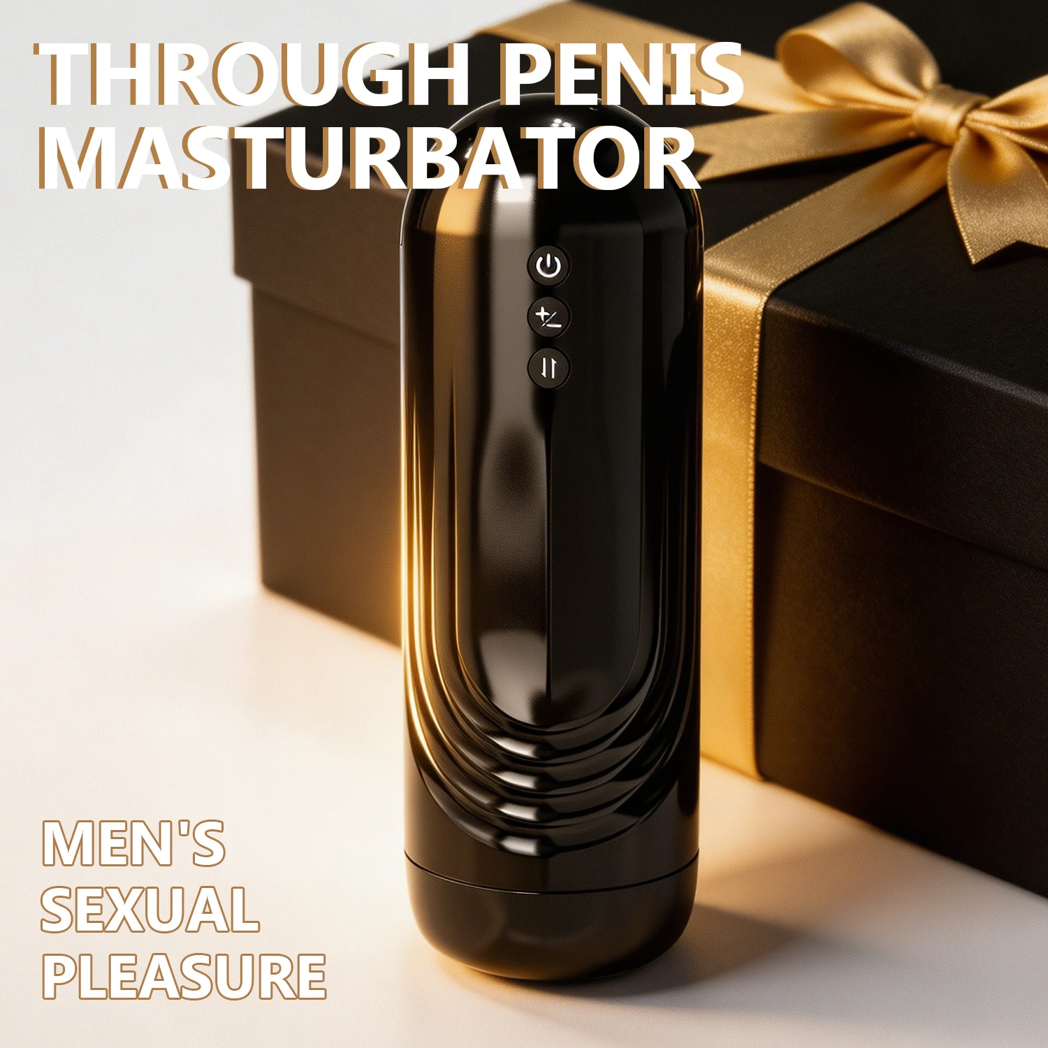 Automatic Male Masturbator Cup for Men, 7+1 Thrusting Electric Stroker, Up Down Suction Stimulation, Soft Sleeve Portable Adult Toy with Easy Button Control view 2