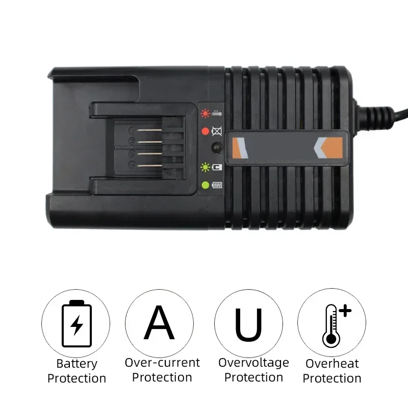 Charging for WORX 14.4V 18V 20V Power Tools EU Plug WA3860 Battery Charger for WA3550 WA3553 WG629 WA3760 WX390 WX176