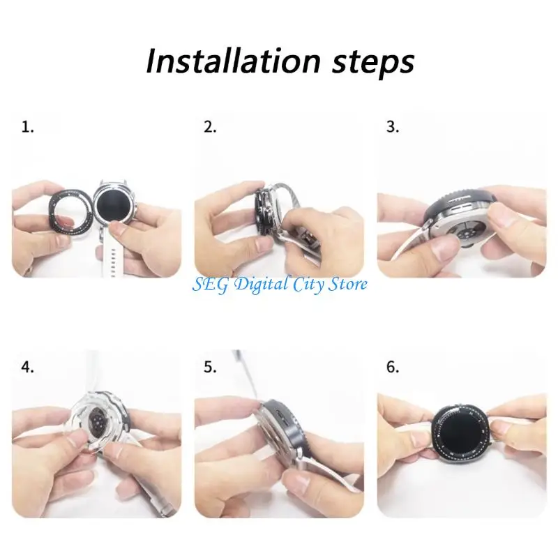 

U75B Стильный металлический чехол для умных часов GXY W8C 46 мм 2025 года с защитой от царапин