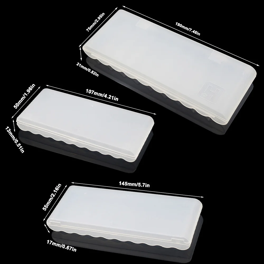 4-10 Slot Transparent Plastic Battery Storage Box for AAA/AA/18650 Hard Battery Container Holder Case Organizer Box Accessories