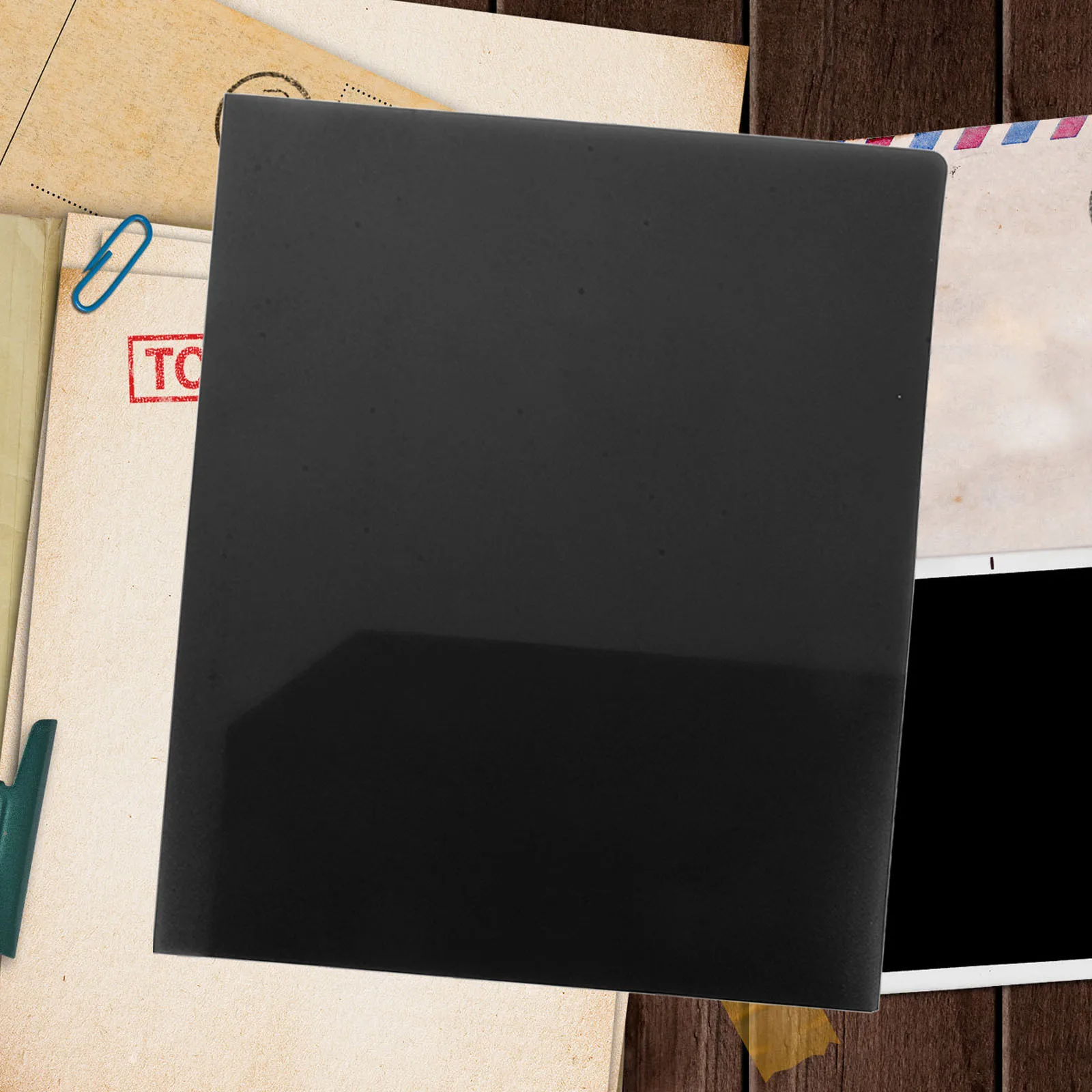 

6 PCS Folders with Pocket Pockets Plastic Aesthetic for Documents PP Heavy Duty School Supplies