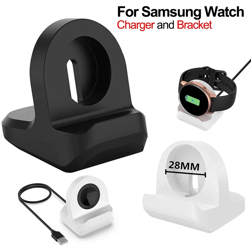 Fast USB Charger Cable for Samsung Galaxy Watch 3 4 classic Universal Smartwatch Charging Bracket for samsung watch active 1 2