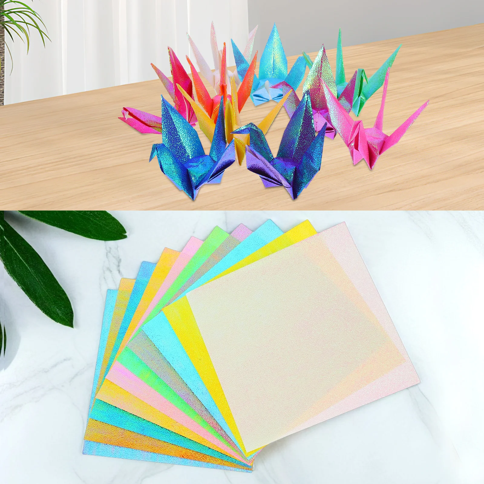 50 قطعة ورقة اوريغامي لامعة 15 سنتيمتر أوراق مربعة قزحي الألوان DIY بها بنفسك الحرف اليدوية المشاريع المدرسية ديكور الحرف اليدوية الفن الحرفية