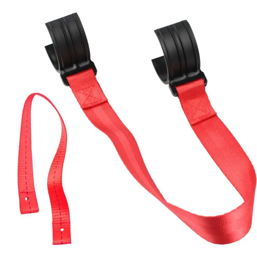 Motorcycle Pulling Belt Holding Traction Strap Front Rear Lift Handle Outdoor Cycling Safety Accessories 1Pc