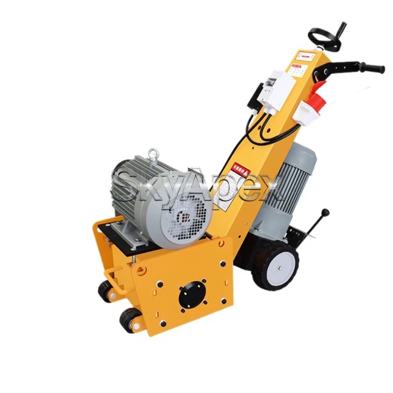 Concrete Road Milling Machine Depth Adjustable Floor Scarifier Cement Cutting Roughening Equipment For Road Renovation