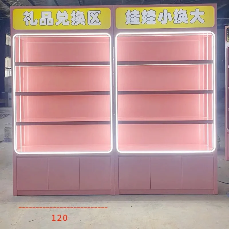 custom.Modern Style Building Blocks Shelves Game Console Display Retail Toy Stand Display Racks