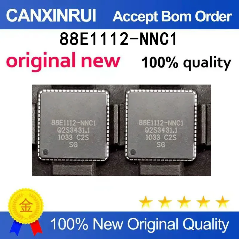 

（5pcs-100pcs）Brand new original 88E1112-NC1 88E1112 QFN64 spot chip IC