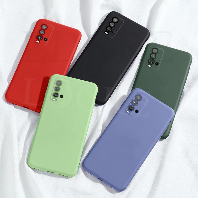 

Оригинальный жидкий чехол для Xiaomi Redmi 9T, силиконовый резиновый мягкий защитный чехол для Xiaomi Redmi 9T, чехол для Xiaomi Redmi 10