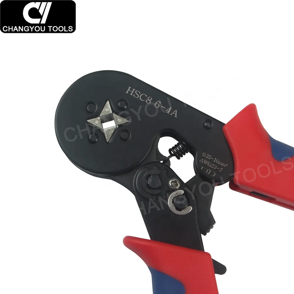 HSC8 6-4A VE Tubular Copper Crimp Insulated Tool Pliers Electric Wire Cord End Connectors Terminals Kit