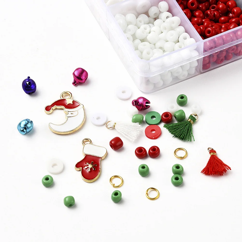 

1 Set Soft Clay Bead Jewelry Making Kit Diy Earrings Bracelets Christmas Craft Supplies Colorful Charms Findings For Women