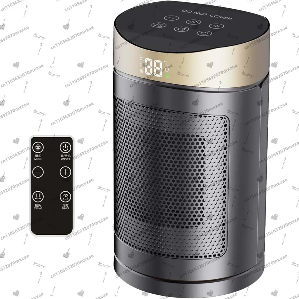 

Portable Ceramic Heater, Adjustable Thermostat Personal Desk Heater for Office Home Bedroom,Quiet for Indoor Use