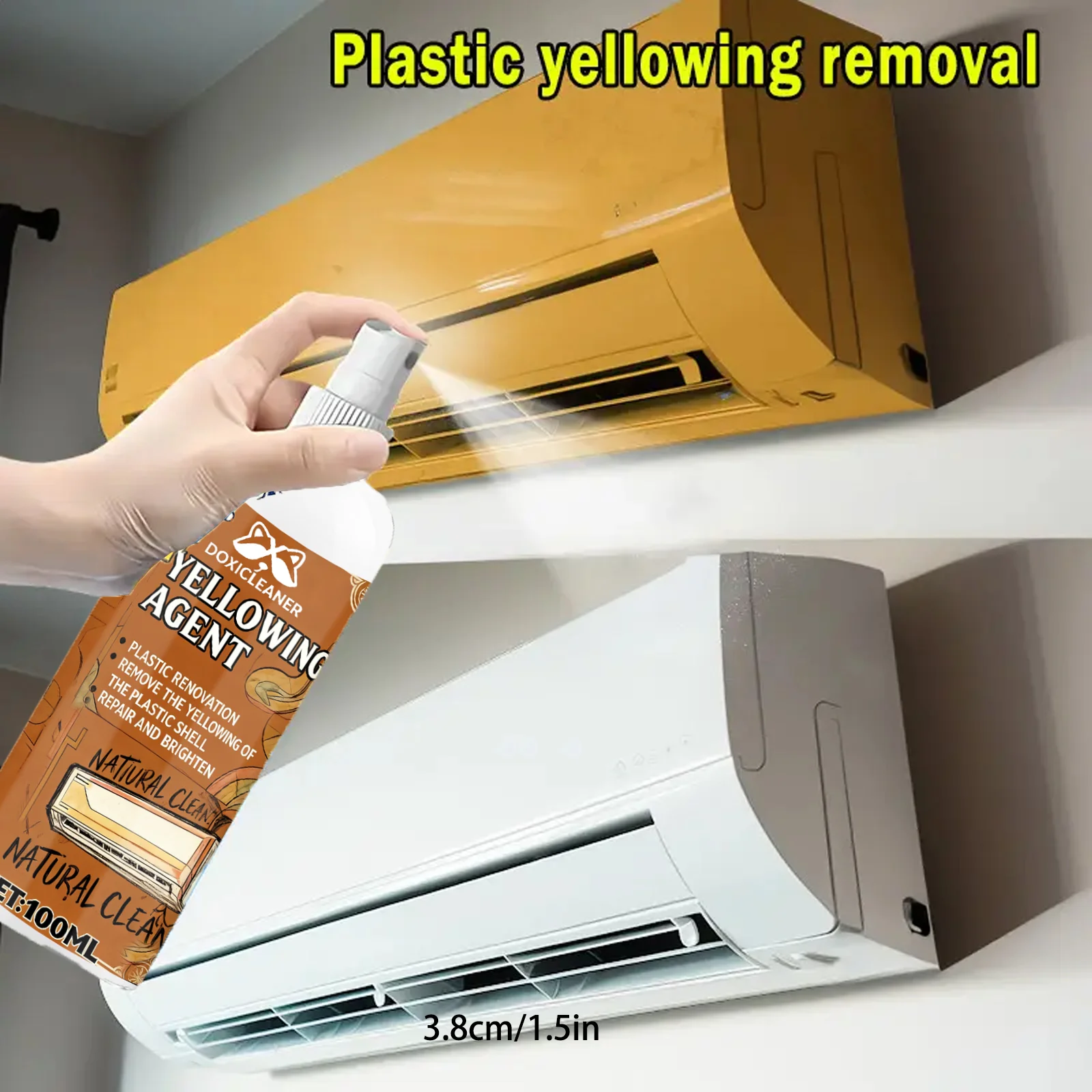 Plastic Restoration Spray Quickly Remove Yellowing,Repair Air Conditioning Unit,Car shine plastic restore polish scratch remover