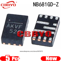 (5piece)100% New NB681 NB681G NB681GD NB681GD-Z AKVF AKVG AKV.. QFN-13 Chipset