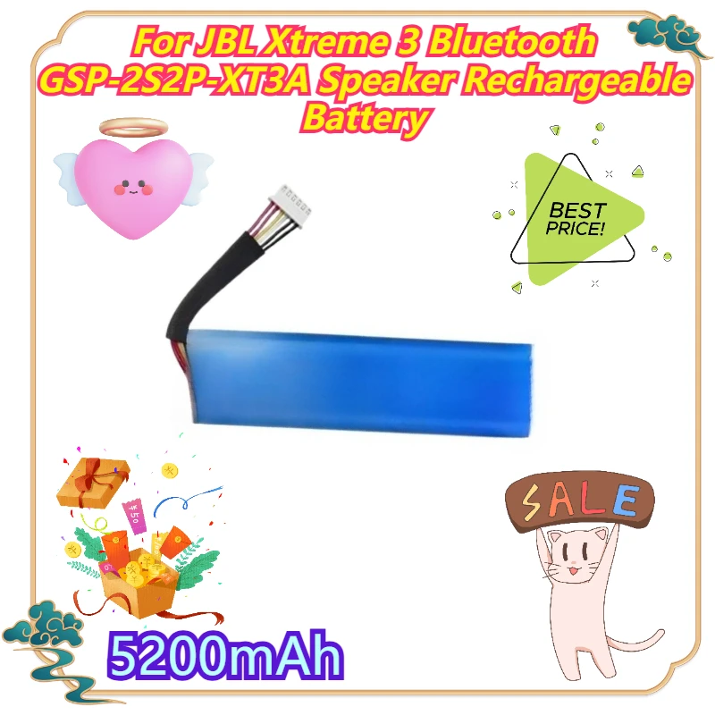 

5200mAh For JBL Xtreme 3 Bluetooth GSP-2S2P-XT3A Speaker Rechargeable Battery