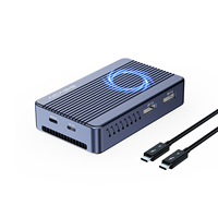 Acasis 6-in-1 40Gbps M.2 NVME SSD Enclosure & Docking Station DP 8K60Hz Compatible With Thunderbolt 3/4