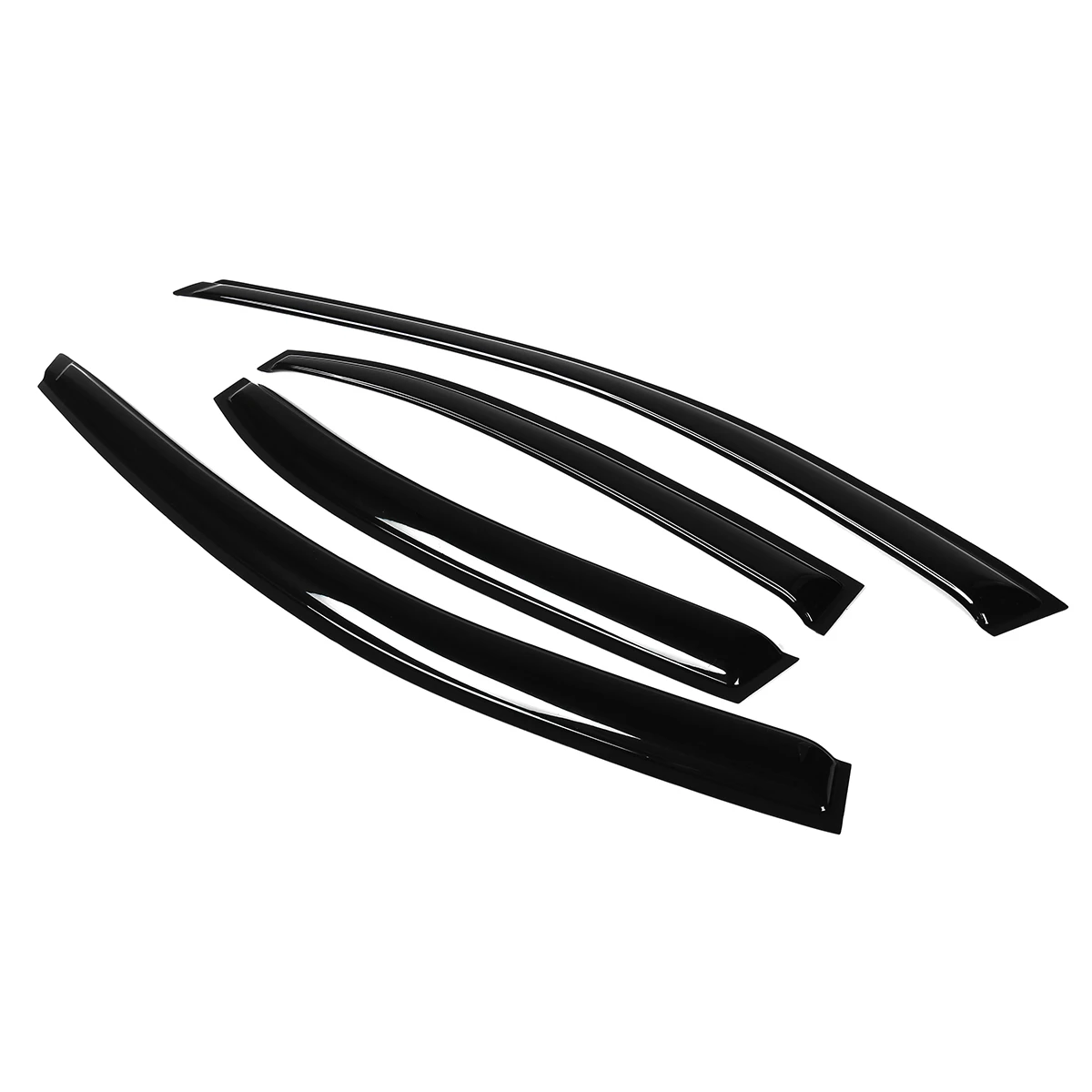 4pcs Car Rear Window Visors Sun Rain Guard Vent Deflectors For Acura TSX 2004-2014 Window Weatherproof Deflector Awning Shelter