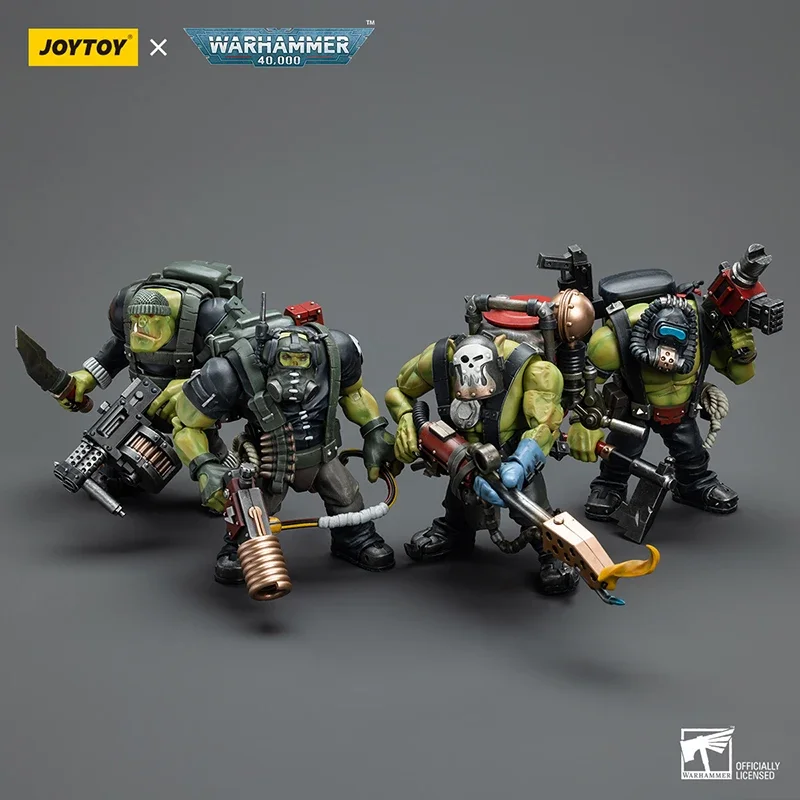 JOYTOY Warhammer 40K Ork Kommandos Burna Boy 1:18 Figures Game Models Mecha Toys Collection Ornaments