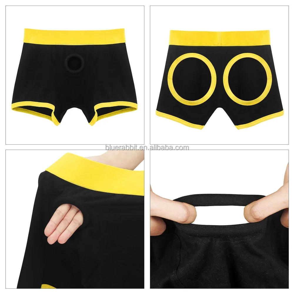 GOFLYING Strapon Transgender Underwears STP Packing Boxers with O-ring Wholesale FTM Boxers