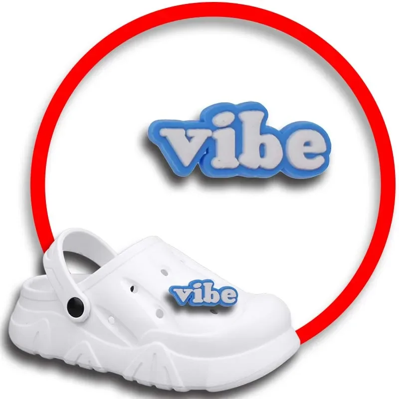 Vibe BRO-Breloques de Chaussures pour Crocs, Sandales, Sabots, Épingles, Accessoires de Décorations, Danemark ges pour Hommes et Enfants