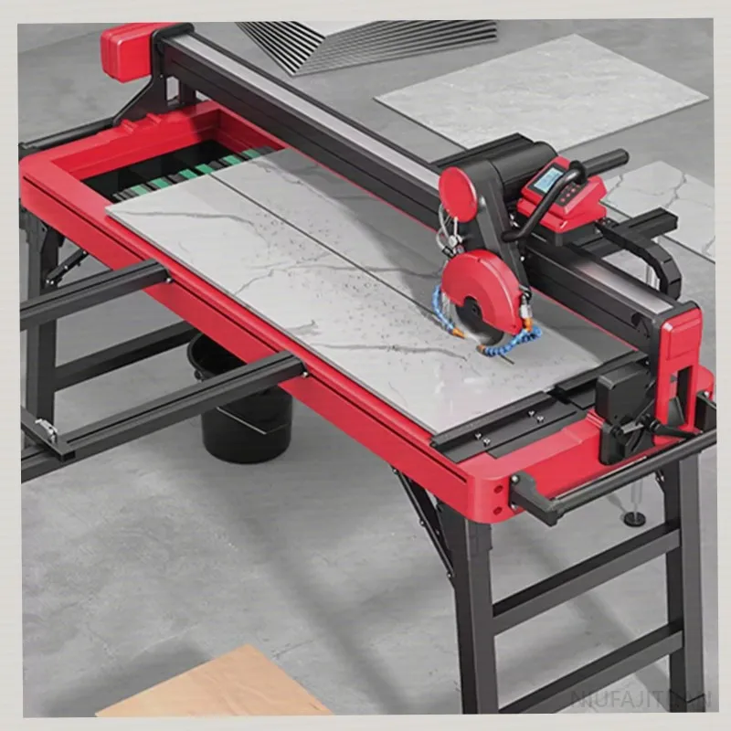NF Cutting Machine, Fully Automatic Tabletop Tile Cutting and Beveling Machine, Multi-functional Waterjet Beveling(Customized)