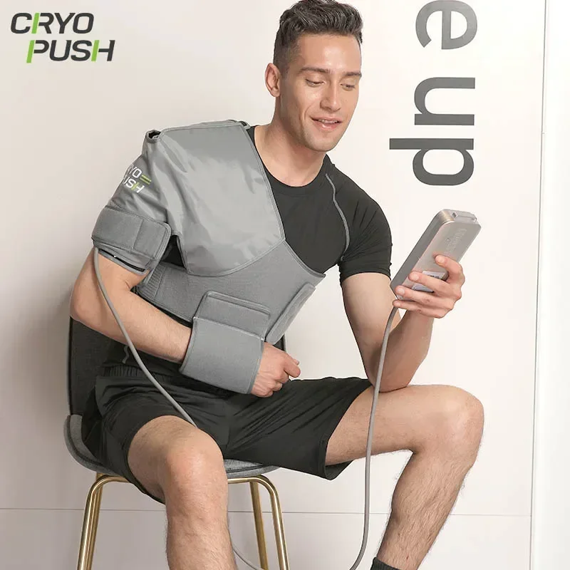 CRYOPUSH Hot Sale Reusable Hot Cold Pack Ankle Knee Gel Ice Compressor //