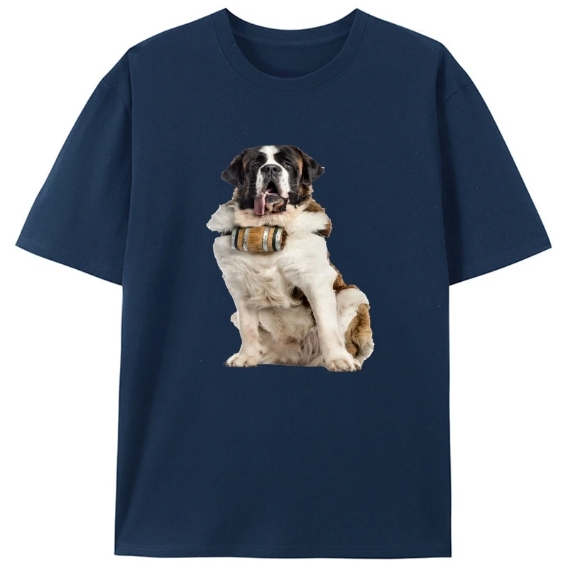 

Мужская футболка St. Bernard With A Barrel - Image By Tee Футболка Футболка