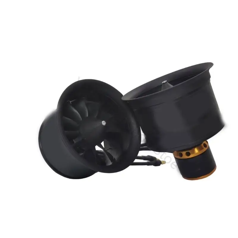 96BA Factory-Balanced 11-Blade Ducted Fan Brushless Motor for Model Aircraft