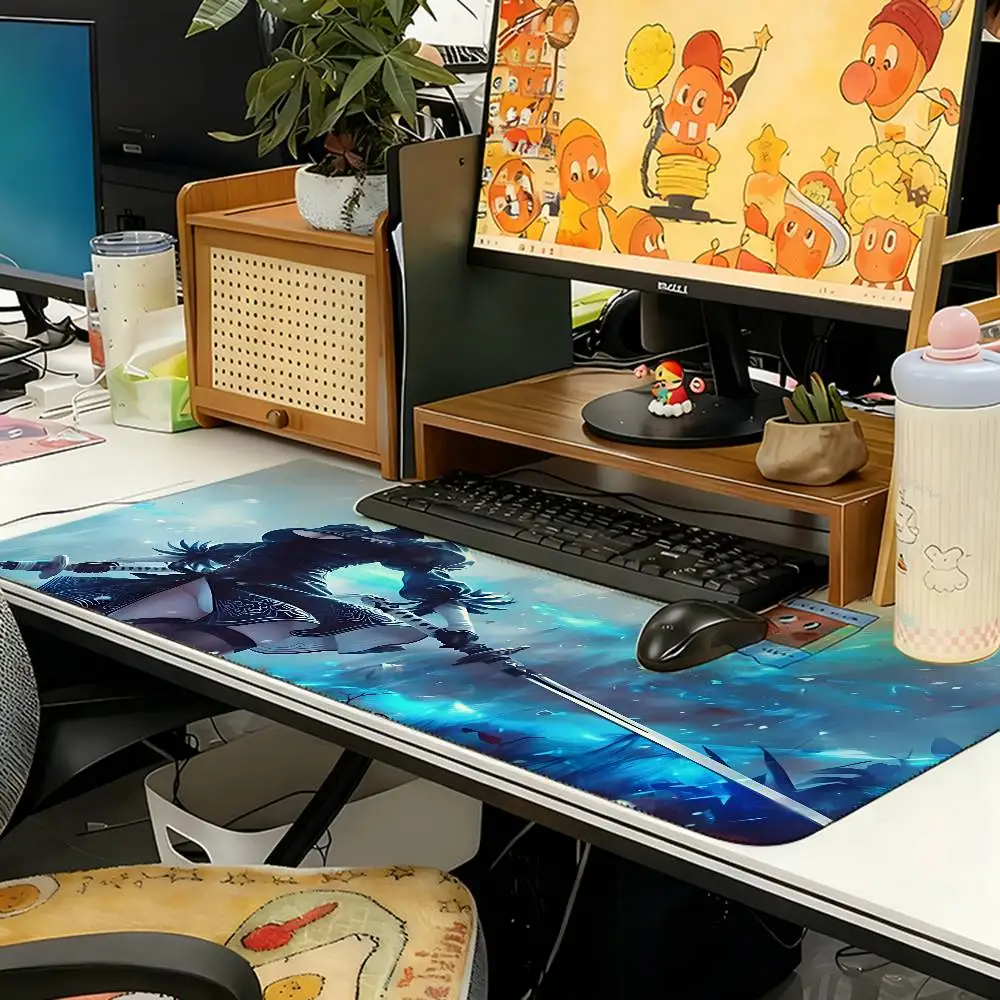 

NieR Automata 2B Mouse Pad Computer Mat Deskpad Laptop Keyboard Mat Office Large Landscape Mousepad