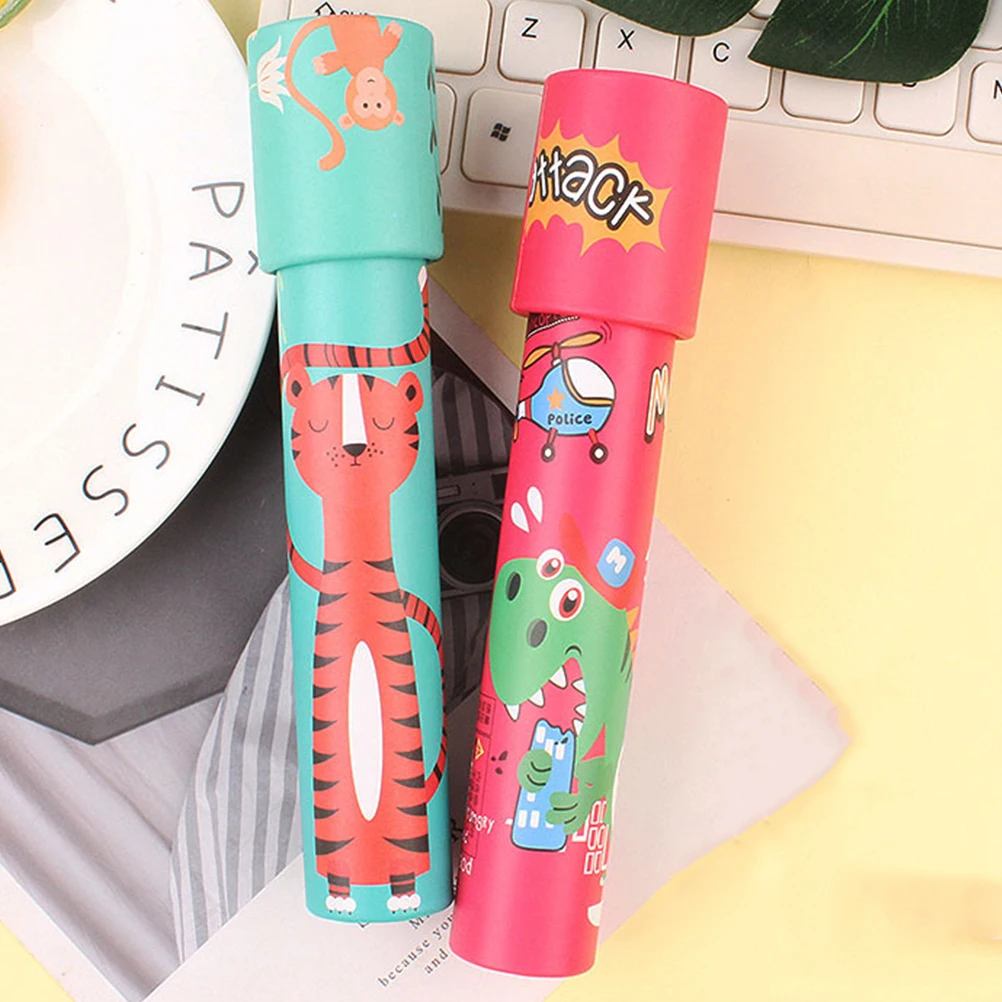 

4 Pcs Toys for Toddlers Rotating Kaleidoscope Kids Party Favor Sensory Medium Children Kalidescopes