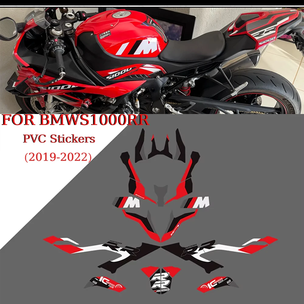 

Motorcycle Protector Tank Knee Pad Grips Gas Set Fuel Oil Stickers Decals For BMW S1000RR S 1000 RR S1000 M M1000RR 2019 - 2022