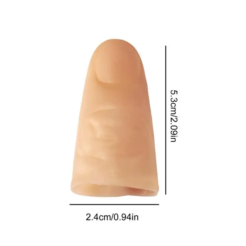 Fake Thumb Disappearing Simulated Magic False Fingers Realistic Props For Halloween Universal False Thumb Tip Stage Performance