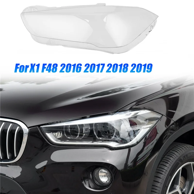 

AW-Left Side Head Light Clear Lens Cover Parts For BMW X1 F48 2016-2019 Headlight Lampshade Shell Head Light Glass Housings Cap