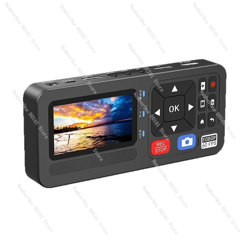 Portable HDMI Video Capture Card UVC 1080p HD Recording Box for Conference Computer Gaming LR2