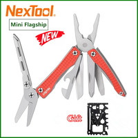 NexTool Mini Flagship Red/Green 10 IN 1 Multi Functional Folding EDC Hand Tool Screwdriver Mini Pliers Bottle Opener Outdoor